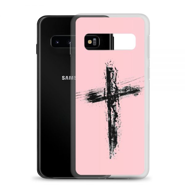 Pink Cross Samsung phone case