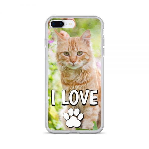 I Love pawPrint iPhone case