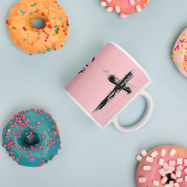 Pink Cross Mug