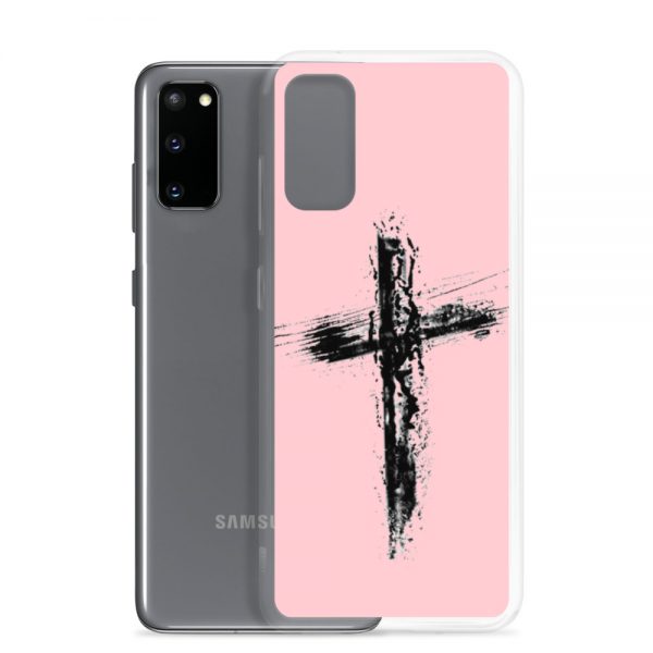 Pink Cross Samsung phone case