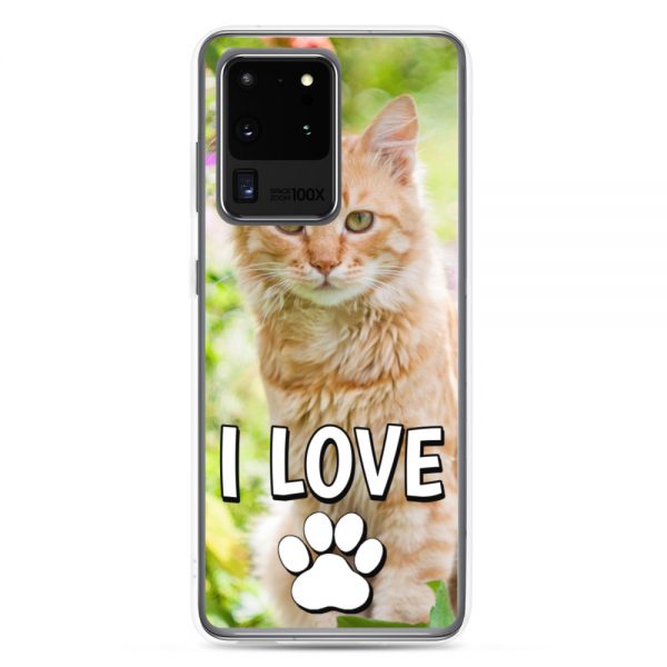 I Love pawPrint Samsung phone case