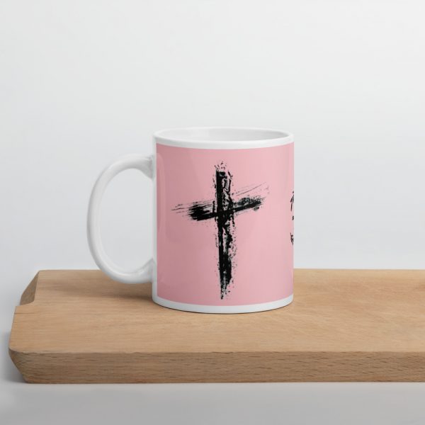 Pink Cross Mug