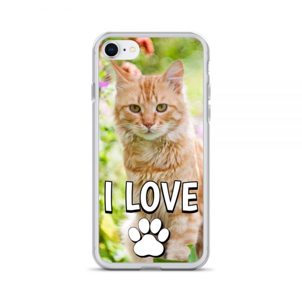 I Love pawPrint iPhone case