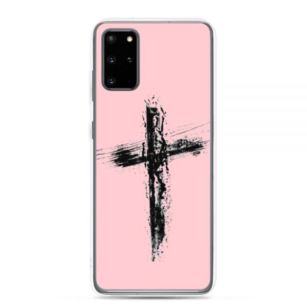 Pink Cross Samsung phone case