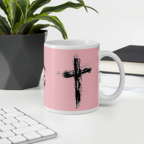 Pink Cross Mug