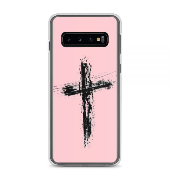 Pink Cross Samsung phone case