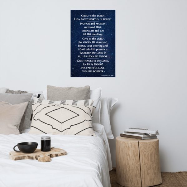 Great is the Lord poster - zapppBUY